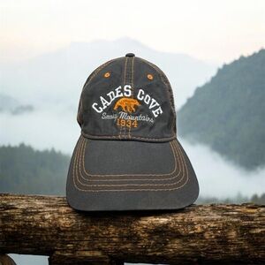 Cades Cove Smoky Mountains 1934 11 Mile Loop Grist Mills Churches Baseball Cap